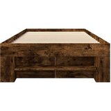  Okvir kreveta bez madraca dimljena boja hrasta 90x190 cm drveni | shoptok.hr