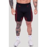 GymBeam OG1 Seamless Shorts Black/Red S Cene
