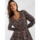 Fresh Made Dress-D73771M30365A-black-beige | Shoptok.si