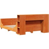 Posteljni okvir brez vzmetnice vošč. rjav 150x200 cm borovina | Shoptok.si