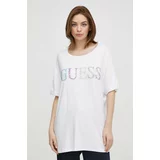 Guess Kratka majica za plažo bela barva