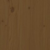  Uzglavlje za krevet boja meda 125,5x4x100 cm masivna borovina | shoptok.hr