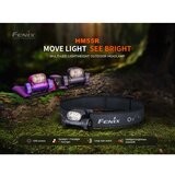 Fenix HM55RPRP -LED prigušiva punjiva čelna lampa LED/USB 1600mAh IP68 1200lm 141,2h ljubičasta | Eponuda.com