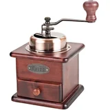 Ročni mlinček za kavo h16cm, baker, les, keramika
