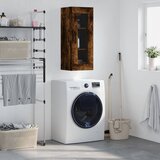 vidaXL Stenska omarica dimljeni hrast 34,5x34x90 cm | Shoptok.si