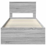 Krevetna konstrukcija Siva Sonoma 75 x 190 cm Konstruirano drvo | Eponuda.ba