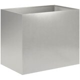  Vrtna saksija Srebrna 50 x 40 x 50 cm Nehrđajući čelik | shoptok.hr
