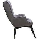 Livetastic FOTELJ, siva, črna tekstil | Shoptok.si