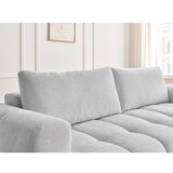 Bobochic Paris Svetlo siva raztegljiva/s prostorom za shranjevanje sedežna garnitura 251 cm Fuji – | Shoptok.si