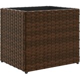  Vrtne sadilice 2 kom smeđa 36 x 30 x 32 cm od poliratana | Eponuda.com