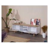 Hanah home Hanah Kućna TV komoda Bohem, 55x180x41 cm, Bijeli hrast | Eponuda.ba