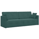 VidaXL Kauč na razvlačenje 2-u-1 Tamnozeleni 213x144x60 cm VidaXL Kauč na razvlačenje 2-u-1 Tamnozeleni 213x144x60 cm Slike