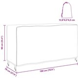  Navlaka za vanjski namještaj Crna 180 x 70 x 90 cm 420D | shoptok.hr