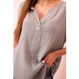 Kesi Włoski Women's muslin shirt with a button fango | Shoptok.si