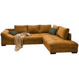 MID.YOU sedežna garnitura, rebrasti žamet barve konjaka | Shoptok.si