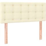  Posteljno vzglavje krem 100x5x78/88 cm umetno usnje, (20739566) | Shoptok.si