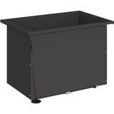  Vrtna posuda za sadnju s LED svjetlom Crna 40 x 60 x 40 cm Slike