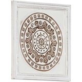  Umjetnički dekor 2 pcs Smeđa i bijela 40 x 40 x 1 5 cm | shoptok.hr