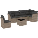  7-dijelni set vrtnih sofa sivi od poliratana | shoptok.hr