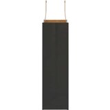  Papirnate vrećice 250 kom s ručkama crne 21x11x36 cm | shoptok.hr