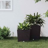  Sadilica s uklonjivom unutrašnjosti smeđa 21/32 L PP ratan | shoptok.hr