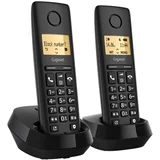 Telefon Pure 100 DUO, Dvije slušalice, Crni