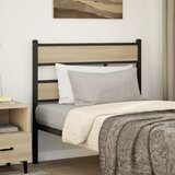 vidaXL Uzglavlje boja hrasta sonome 90 cm željezo i konstruirano drvo Cijene