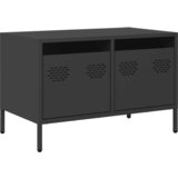 Maison Chic TV omarica - TV enota - Televizijska omarica črna 68x39x43,5 cm hladno valjano jeklo, (21700928) Cene