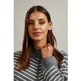 Marisse Women's Sweater Z-Sw-4526 Grey Mel_Off White | ePonuda.com