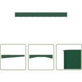  The Living Store 9-panelni vetrobran tkanina 1200x160 cm zelen - Vetrobran, (21743466) | Shoptok.si