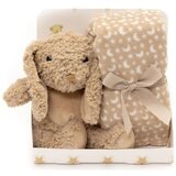Bbo set plišana igračka + ćebence Rabbit Brown | ePonuda.com