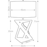 Elstead AEGEUS-TL - Stona lampa AEGEUS 1xE27/60W/230V | Eponuda.com