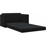 Krevet na razvlačenje Crna 124 x 71 x 78 cm Baršun | Eponuda.com