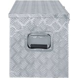  Aluminijska kutija 110,5 38,5 40 cm srebrna | shoptok.hr
