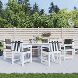  Jastuci za stolice 6 kom prošarano tamnosiva 120x50x7cm tkanina | shoptok.hr