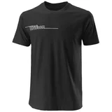 Wilson Pánské tričko Team II Tech Tee Black XL