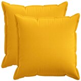  Presvlaka za jastuk 2 kom. HOUTEN Svijetlo žuta 80 x 80 cm - Svjetložuta 80 x 80 cm 2 | shoptok.hr