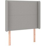 Box spring krevet s madracem svjetlosivi 90x190 cm od tkanine | shoptok.hr