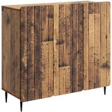 vidaXL Strani šal Star les 89 x 34,5 x 82 cm Inženirski les, (5000218076) | Shoptok.si