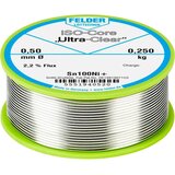  ISO-Core ''Ultra-Clear'' Sn100Ni+ spajkalna žica\, neosvinčena tuljava Sn99\,25Cu0\,7Ni0\,05 0.250 kg 0.5 mm, (20428518) | Shoptok.si