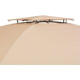  Vrtni šator/paviljon sa zavjesama šesterokutni 360 x 265 cm | shoptok.hr