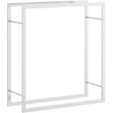  Stalak za drva za ogrjev 80x28x86 cm od nehrđajućeg čelika | shoptok.hr
