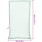  Mreža za prikolicu s elastičnim užetom zelena 3x1,65 m PP | Eponuda.com