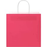  Papirnate vrećice 250 kom s ručkama ružičaste 54x15x49 cm | shoptok.hr