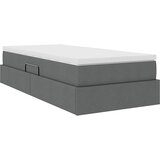  Krevet s madracem i skladištem Tamno siva 90 x 190 cm Poliester | shoptok.hr
