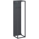  Stalak za drva antracit 25x25x100 cm hladno valjani čelik | shoptok.hr