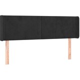 Maison Chic vzglavna omarica - nočna omarica - posteljna omarica z ušesi črno 147x16x78/88 cm žamet, (21709338) | Shoptok.si