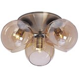  cottex P2423AA - plafonska svetiljka capella 3xE14/40W/230V prečnik 37 cm zadimljena/smeđa | Eponuda.com
