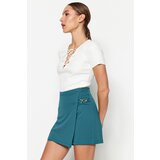Trendyol Shorts - Green - High Waist | Shoptok.si
