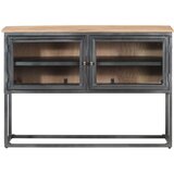  Komoda siva 100 x 30 x 70 cm od masivnog bagremovog drva | Eponuda.ba